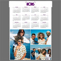 A4 calendar fridge magnet with custom photos, Grace Design Studio
